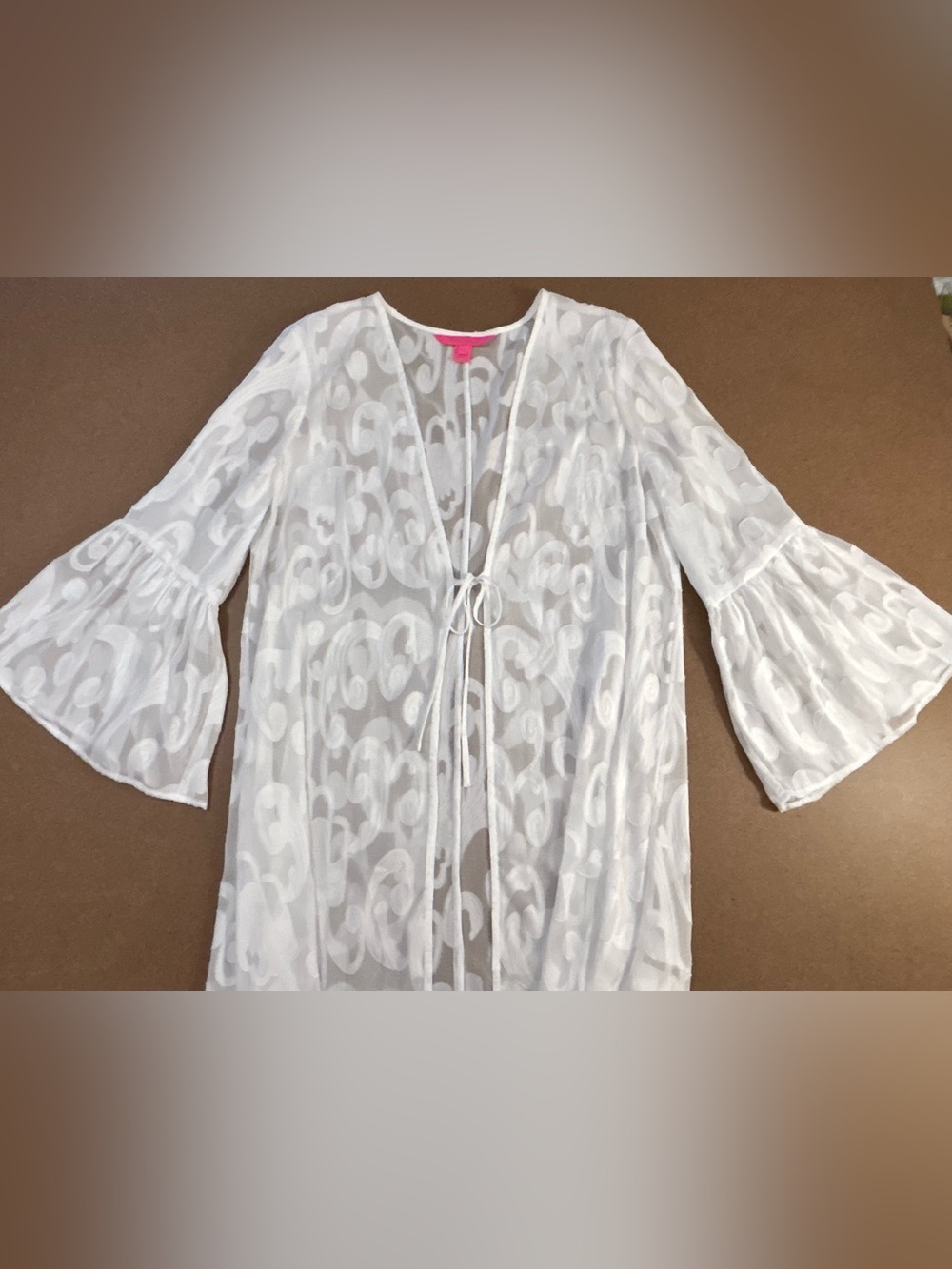 Lilly Pulitzer Motley Swim Cover-Up - Resort White (Size S)